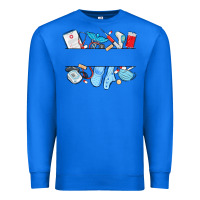 True Royal custom name nurse Premium Sweatshirt - MaliasSmallBusiness