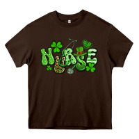 Chocolate Brown nurse st patrick's day Heavy Core Tee - Artiststas