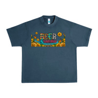 Midnight Navy beer and sunshine 16oz libbey cup Urban Heavy Tee - HRA Design Shop