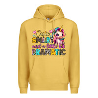 Antique Gold cute smart and a little bit dramatic Premium Hoodie - Artiststas