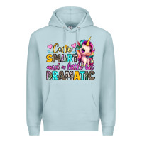 Blue Mist cute smart and a little bit dramatic Premium Hoodie - Artiststas