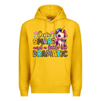 Lemon cute smart and a little bit dramatic Premium Hoodie - Artiststas