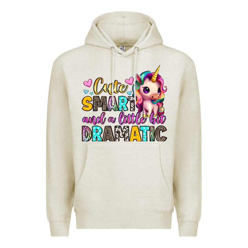 Cute Smart And A Little Bit Dramatic Premium Hoodie by Artiststas | Teevron