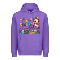 Purple cute smart and a little bit dramatic Premium Hoodie - Artiststas