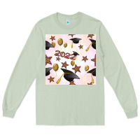Matcha 2022 to graduation seamless pattern Long Sleeve Tee - BundleAndBundleShop