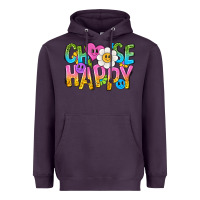 Plum choose happy with smile Heavyweight Hoodie - NancyCooperArtShop