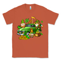 Copper st patricks gnomes  with farm truck Classic Tee - AdoDesignShop