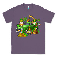 Lavender st patricks gnomes  with farm truck Classic Tee - AdoDesignShop