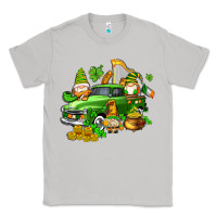 Moon Dust st patricks gnomes  with farm truck Classic Tee - AdoDesignShop