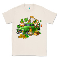 St Patricks Gnomes  With Farm Truck Classic Tee | Teevron