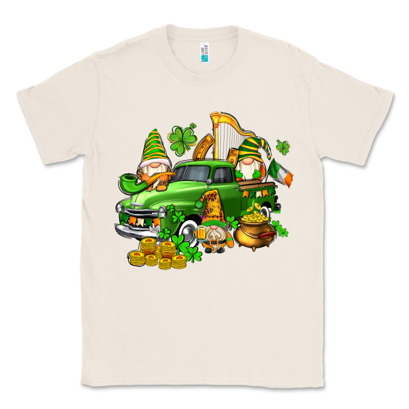 St Patricks Gnomes  With Farm Truck Classic Tee by AdoDesignShop | Teevron
