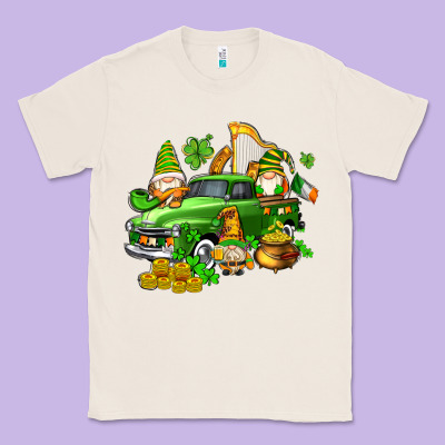 St Patricks Gnomes  With Farm Truck Classic Tee Designed By Adodesignshop