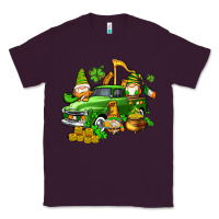 Plum st patricks gnomes  with farm truck Classic Tee - AdoDesignShop