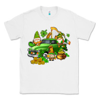 White st patricks gnomes  with farm truck Classic Tee - AdoDesignShop