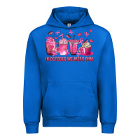 Cobalt In October We Wear Pink with Breast Cancer Coffee Urban Hoodie - texasbilliewilder