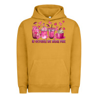 Pigment Peanut Butter In October We Wear Pink with Breast Cancer Coffee Urban Hoodie - texasbilliewilder