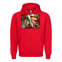 Red indian headdress christmas Zipper Hoodie - Jasminsmagicworld