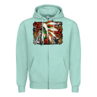 Seafoam indian headdress christmas Zipper Hoodie - Jasminsmagicworld