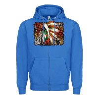 True Royal indian headdress christmas Zipper Hoodie - Jasminsmagicworld