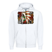 White indian headdress christmas Zipper Hoodie - Jasminsmagicworld
