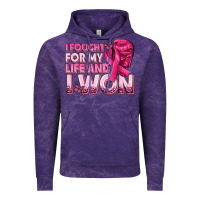 Cloud Purple I Fought For My Life and I Won Breast Cancer Vintage Hoodie - texasbilliewilder