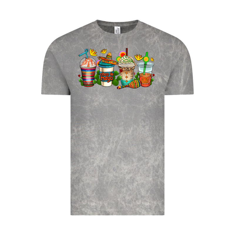 Cinco De Mayo Coffee Cups Vintage Tee by AdoDesignShop | Teevron
