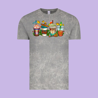 Cinco De Mayo Coffee Cups Vintage Tee Designed By Adodesignshop