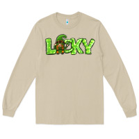 Mushroom St Patricks Day Lucky Gnome Long Sleeve Tee - Jasminsmagicworld