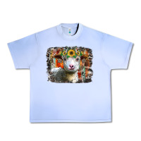 Grape Ice sunflower sheep Urban Heavy Tee - RacoonDesign