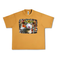 Peanut Butter sunflower sheep Urban Heavy Tee - RacoonDesign