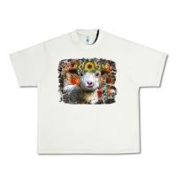 Pistachio sunflower sheep Urban Heavy Tee - RacoonDesign