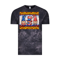 Cloud Black usa gnome Vintage Tee - HRA Design Shop