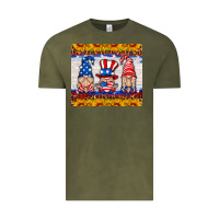 Vintage Olive usa gnome Vintage Tee - HRA Design Shop