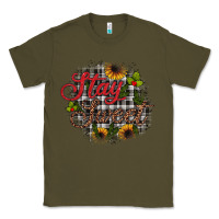 Army Green stay sweet wood slice ornament Classic Tee - JahusDesignShop