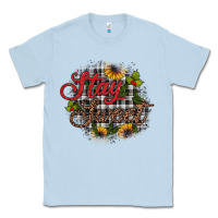 Dusty Blue stay sweet wood slice ornament Classic Tee - JahusDesignShop