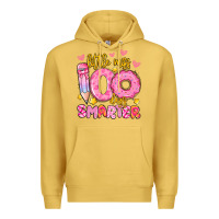 Antique Gold little miss 100 days smarter Premium Hoodie - Artiststas