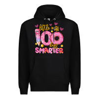 Black little miss 100 days smarter Premium Hoodie - Artiststas