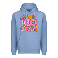 Colony Blue little miss 100 days smarter Premium Hoodie - Artiststas