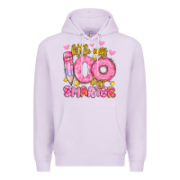 Lilac little miss 100 days smarter Premium Hoodie - Artiststas