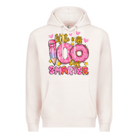 Pale Pink little miss 100 days smarter Premium Hoodie - Artiststas