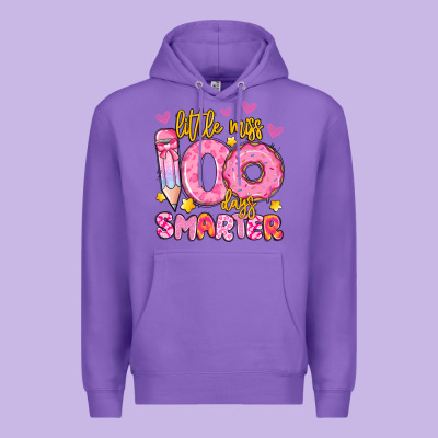 Little Miss 100 Days Smarter Premium Hoodie Designed By Artiststas