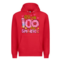 Red little miss 100 days smarter Premium Hoodie - Artiststas