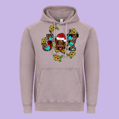 Joy Sunflower Vintage Hoodie Designed By Jahusdesignshop