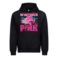 Black In October We Wear Pink Truck Urban Hoodie - texasbilliewilder