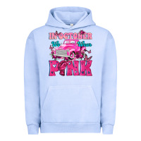 Pigment Grape Ice In October We Wear Pink Truck Urban Hoodie - texasbilliewilder