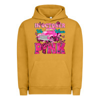 Pigment Peanut Butter In October We Wear Pink Truck Urban Hoodie - texasbilliewilder