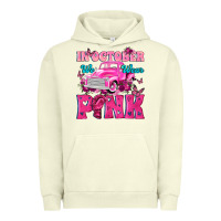 Pigment Pistachio In October We Wear Pink Truck Urban Hoodie - texasbilliewilder