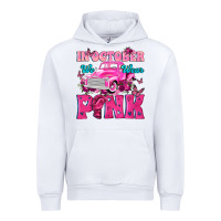 White In October We Wear Pink Truck Urban Hoodie - texasbilliewilder