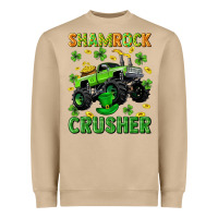 Mushroom st patricks shamrock crusher Heavyweight Sweatshirt - Neo Western