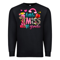 Black little miss first grade Premium Sweatshirt - NancyCooperArtShop